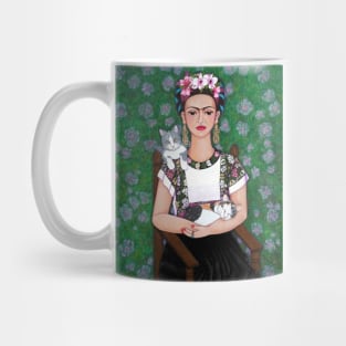 Frida cat lover Mug